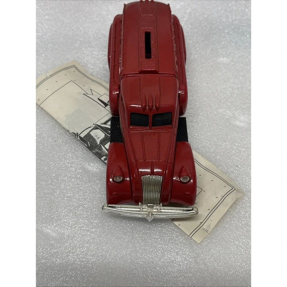 ERTL‎ 1939 DODGE AIRFLOW TEXACO DIE CAST TANKER Locking coin Bank with key.